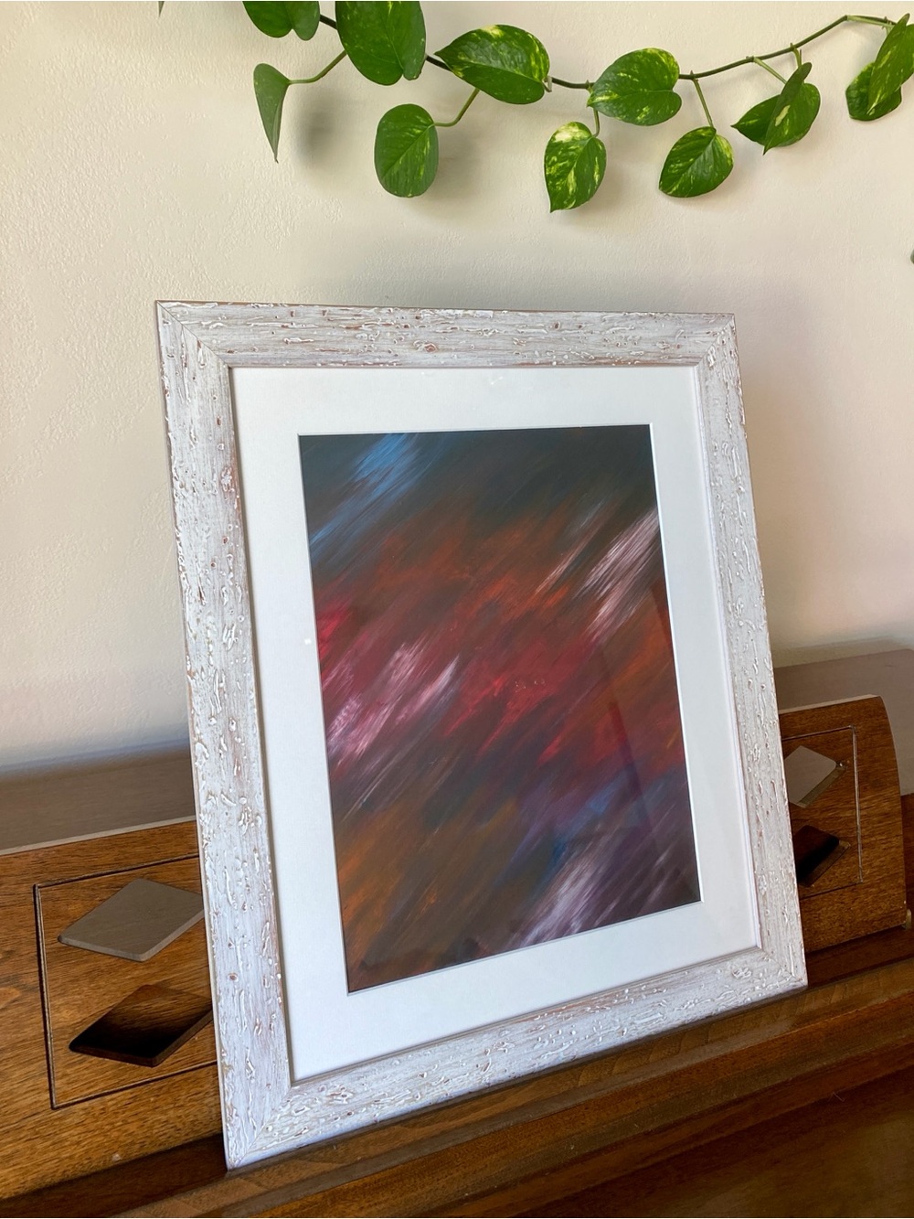 HANDMADE Original Abstract Modern Painting | 'sunset #6' by me on canvas | one o